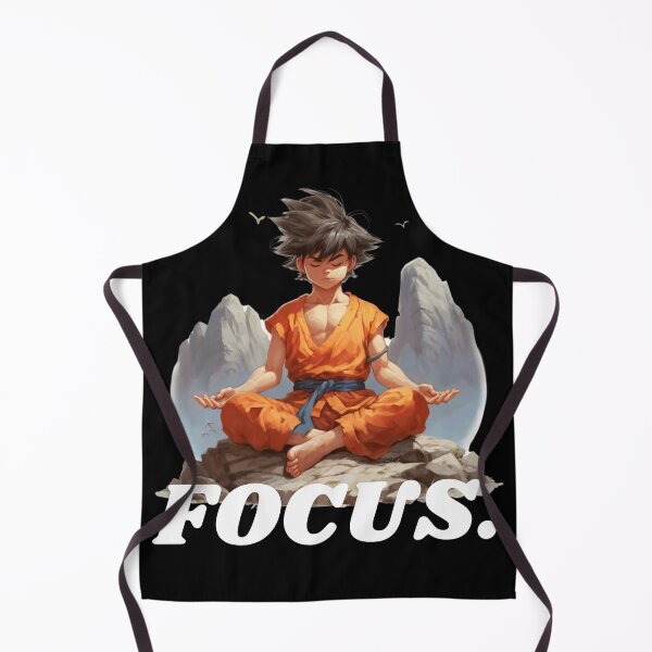 Artikelvorschau, Son Goku Focus Meditation Dark Background entworfen und verkauft von Tobias Helm.