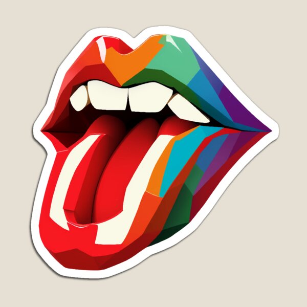 Item preview, Red Lips Tongue Out designed and sold by Ujourney.