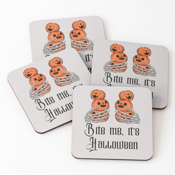 Item preview, Bite me, it's Halloween classic t-shirt  designed and sold by Graphichut.