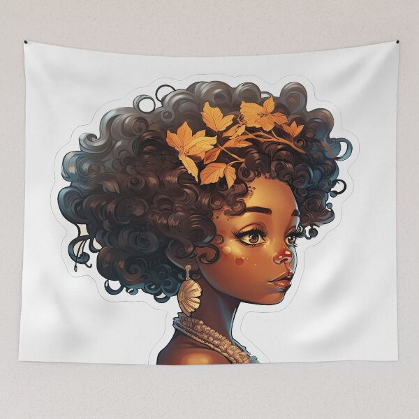 Item preview, Tanned girl with flowers designed and sold by abmkf.