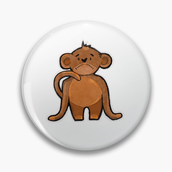 Item preview, sad funky monkey man designed and sold by EE Digital Art.