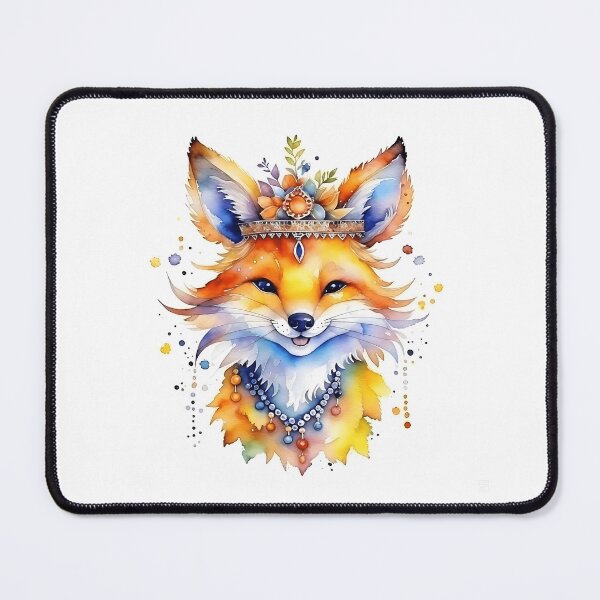 Item preview, [AI Art] Cute colorful king of foxes designed and sold by Sissle.