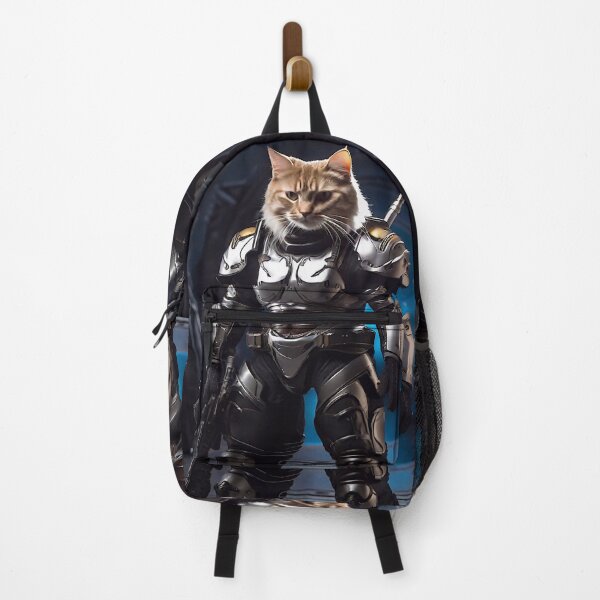 Item preview, A cat wearing armor  designed and sold by M-Y-A-R-T-.