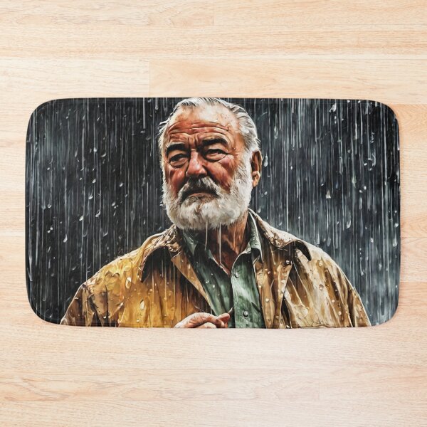 Item preview, Earnest Hemingway in the Rain designed and sold by KALEIDOSCOPE UK.