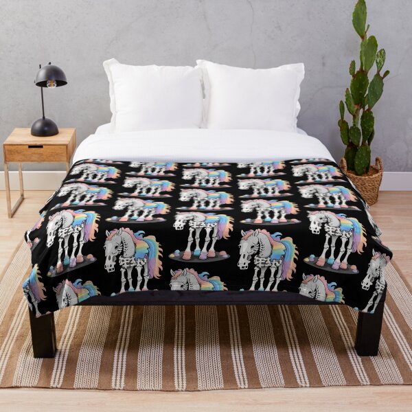 Item preview, Rainbow Skeleton Horse designed and sold by PiggyWonka.