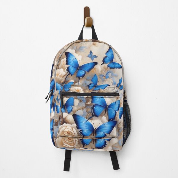 Item preview, Bright blue butterflies designed and sold by M-Y-A-R-T-.