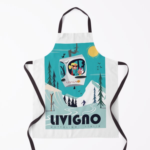 Item preview, Livigno ski poster designed and sold by GAGodel.