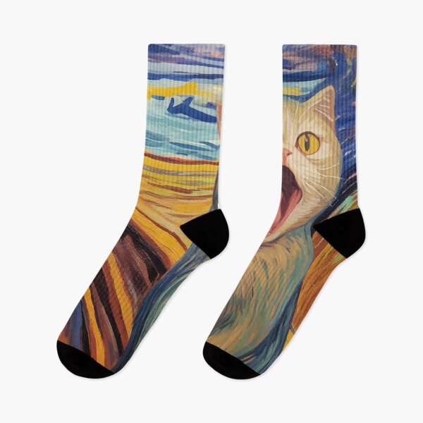 Item preview, The Scream Cat, Edvard Munch designed and sold by Ujourney.