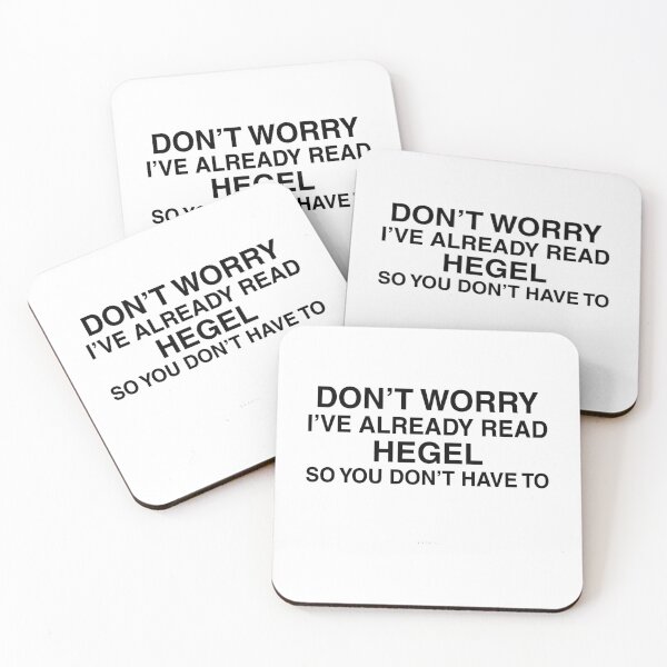 Item preview, Funny Hegel Gift. Philosophy Books Reading _amp_ Philosopher Quotes Design. designed and sold by ariela-bareldsa.