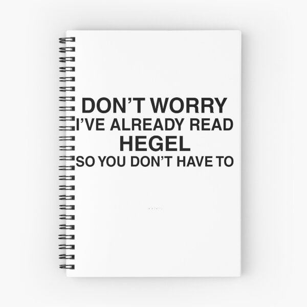 Item preview, Funny Hegel Gift. Philosophy Books Reading _amp_ Philosopher Quotes Design. designed and sold by ariela-bareldsa.