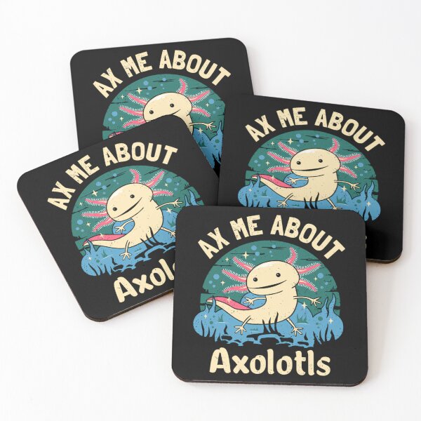 Item preview, Axolotl Design - Funny Ax Me About Axolotls  	 designed and sold by tinnpuhne67.