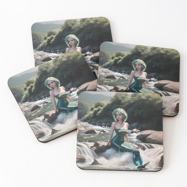 Item preview, Mermaid with blue eyes designed and sold by kompiuterizmas.
