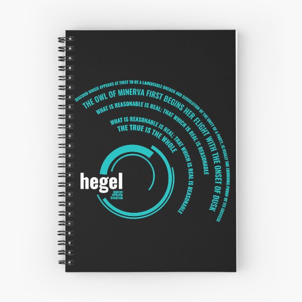 Item preview, George Wilhelm Friedrich Hegel quotes typographic poster designed and sold by ariela-bareldsa.