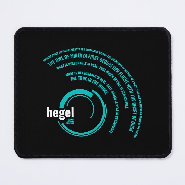 Item preview, George Wilhelm Friedrich Hegel quotes typographic poster designed and sold by ariela-bareldsa.