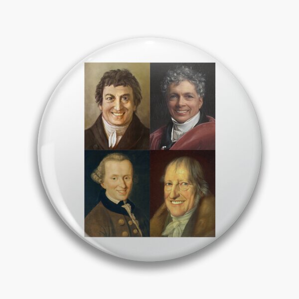 Item preview, Happy German idealism - Hegel, Kant, Fichte, Schelling designed and sold by ariela-bareldsa.