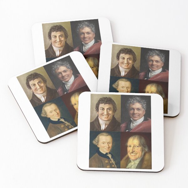 Item preview, Happy German idealism - Hegel, Kant, Fichte, Schelling designed and sold by ariela-bareldsa.