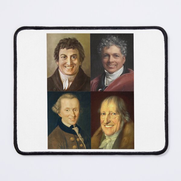 Item preview, Happy German idealism - Hegel, Kant, Fichte, Schelling designed and sold by ariela-bareldsa.