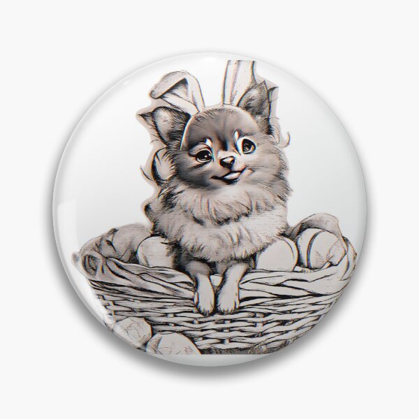 Item preview, Chihuahua in easter basket designed and sold by ManikRaja.