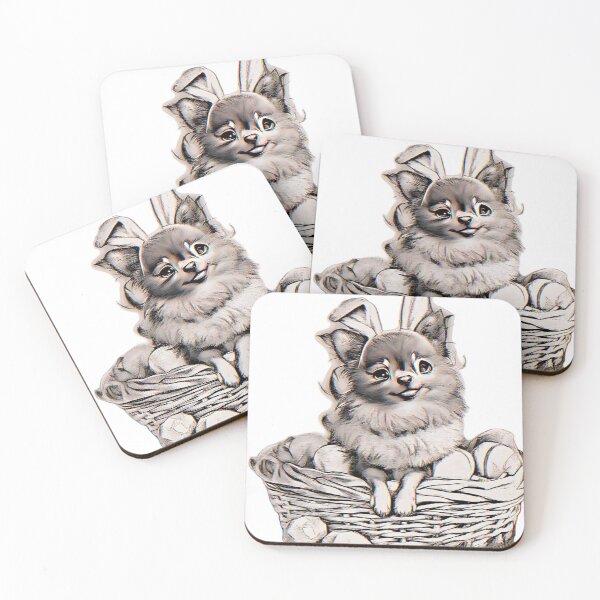 Item preview, Chihuahua in easter basket designed and sold by ManikRaja.