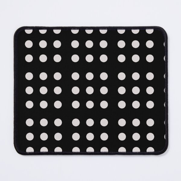 Artikelvorschau, Off White Polka Dots auf Mitternachtsschwarz entworfen und verkauft von AASparksDesigns.