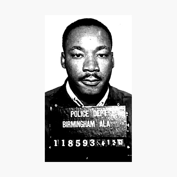 Aperçu de l'œuvre MLK Birmingham Mugshot créée et vendue par truthtopower.