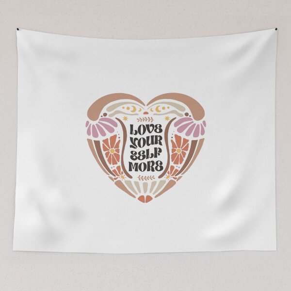 Item preview, Embrace Self-Love: A Heartwarming Floral Illustration designed and sold by Acim0.