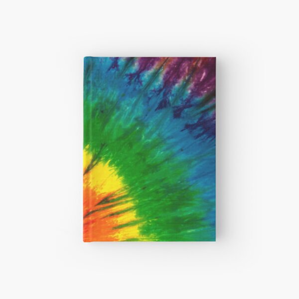 Bright Spiral Tie Dye Hardcover Journal