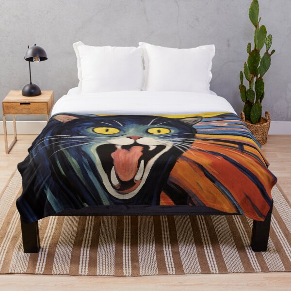 Item preview, The Scream Cat, Edvard Munch designed and sold by Ujourney.