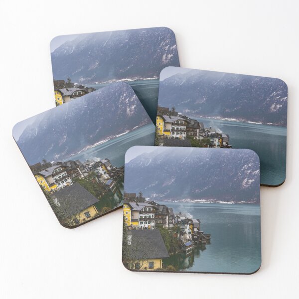 Item preview, Hallstatt Lakeside in Winter designed and sold by natejordanphoto.