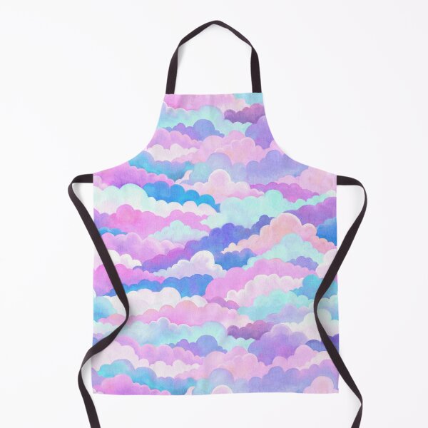 Aperçu de l'œuvre Cloudscape rêveur en rose, violet, aqua et bleu créée et vendue par micklyn.