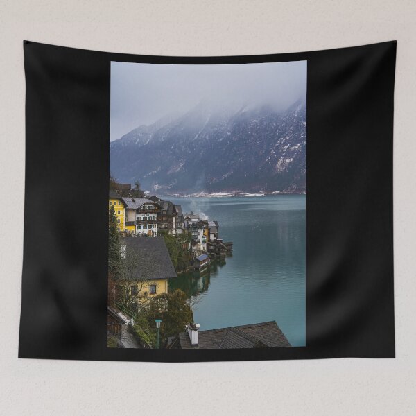 Item preview, Hallstatt Lakeside in Winter designed and sold by natejordanphoto.