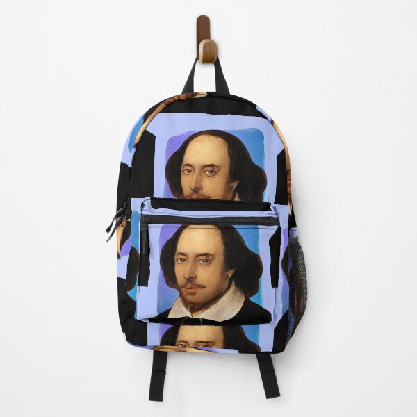 Item preview, English Playwright William Shakespeare - blue - illustration designed and sold by Litstoy.
