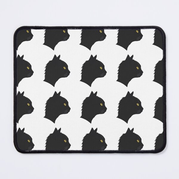 Item preview, Black cat silhouette with yellow eye designed and sold by Digitalcipart.
