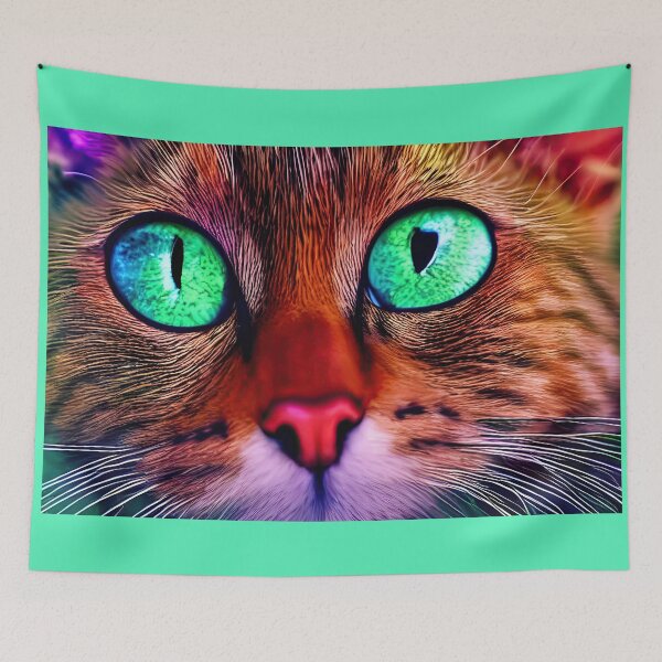 Item preview, Loving Green Eyed Cat called "Precious" designed and sold by Artekinium.