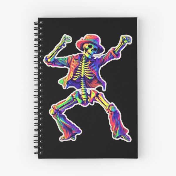 Item preview, Vibrant dancing skeleton  designed and sold by VividVentures.