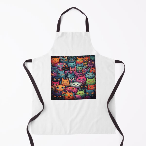 Item preview, Beautiful colourful happy cats patter designed and sold by SmileshareShop.