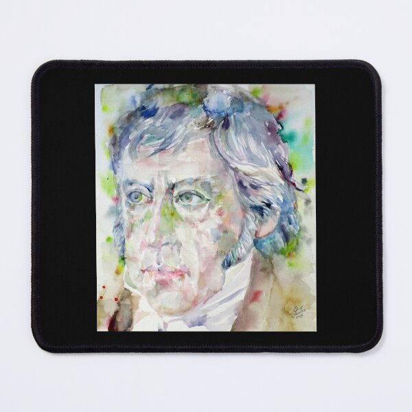 Item preview, HEGEL - watercolor portrait designed and sold by ariela-barfield.