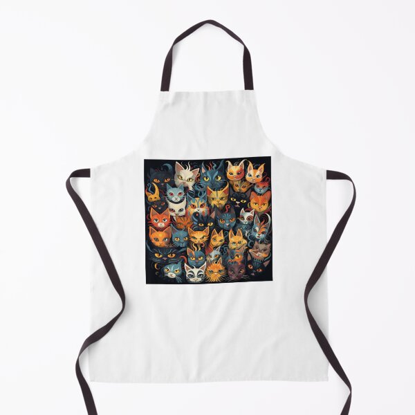 Item preview, Beautiful colourful crazy cats patter designed and sold by SmileshareShop.