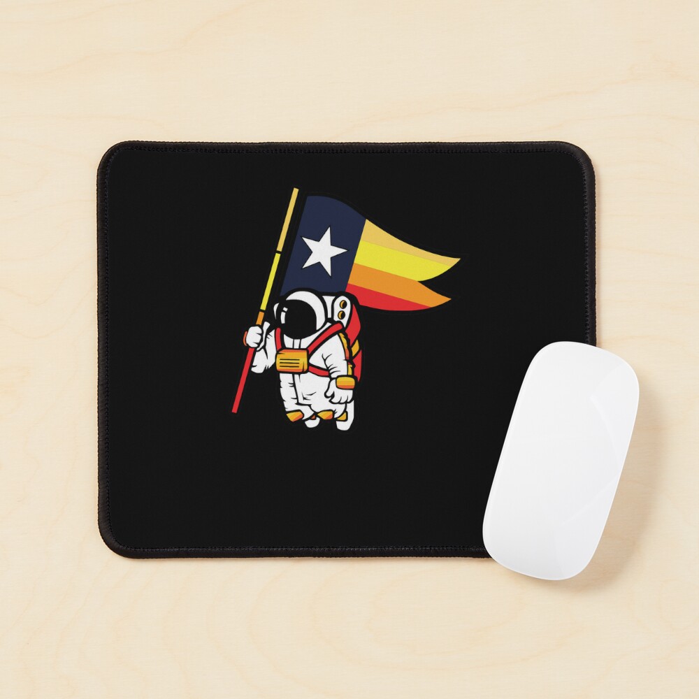 Houston Astros Astronaut Flag Sticker