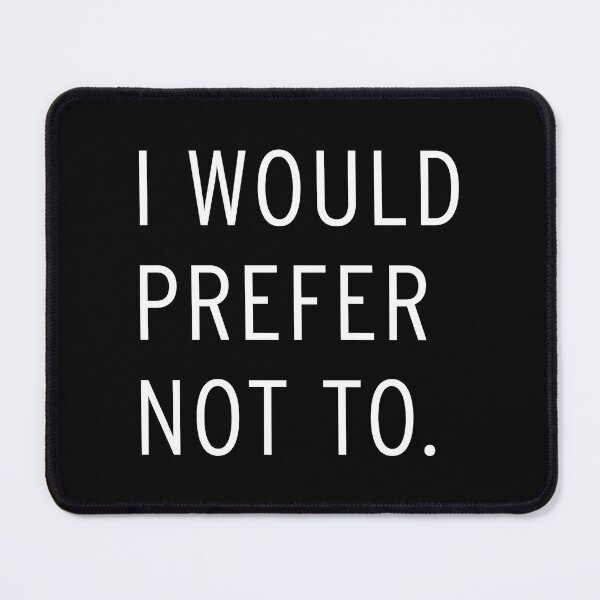 Item preview, I Would Prefer Not To - Slavoj Žižek designed and sold by ariela-barfield.