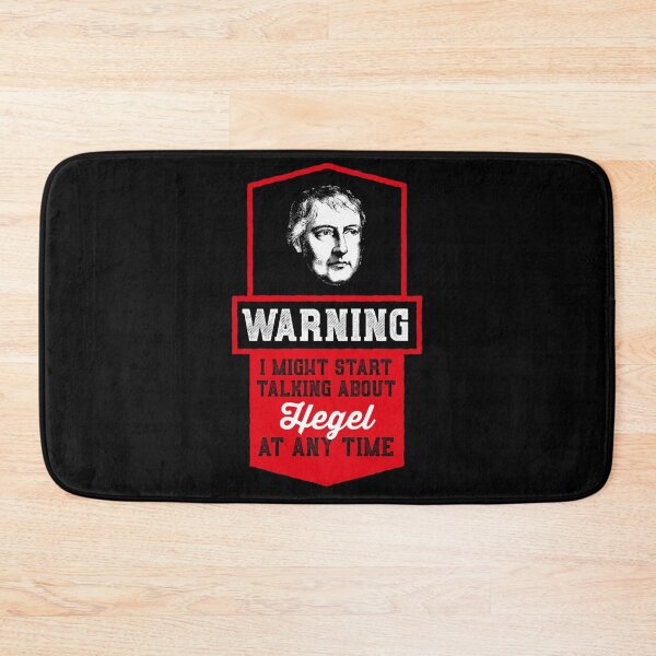 Item preview, Warning i might start talking about Hegel - Philosophy Gift designed and sold by ariela-barfield.