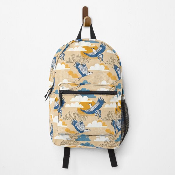 Item preview, Bold Oriental Style Secretary Birds - Golden Skies designed and sold by TigaTiga.