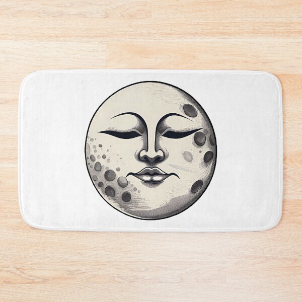 Item preview, moon face designed and sold by marjard.