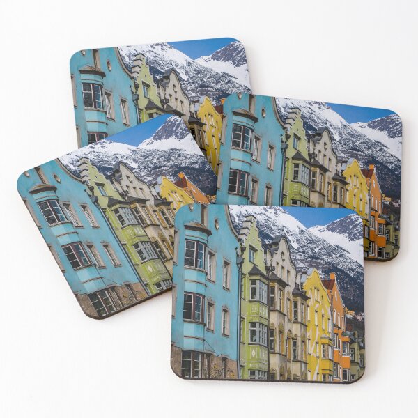 Item preview, Painted Homes of Innsbruck designed and sold by natejordanphoto.