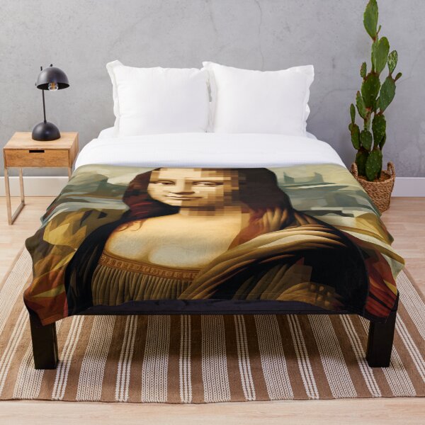 Item preview, Mona Lisa Pixel Art designed and sold by Ujourney.