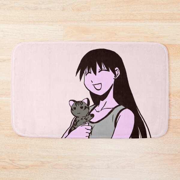 Item preview, I draw pink pastel happy sakaki hugging the iriomote cat maya / azumanga daioh manga designed and sold by RansRoom.
