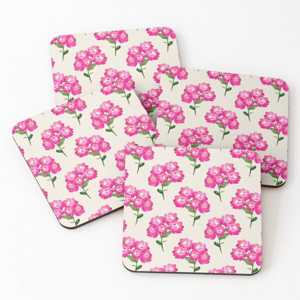 Item preview, Hand Painted Pink Watercolor Rose Bouquets | Pink Floral - cream designed and sold by Lindsay Marie Patterns.