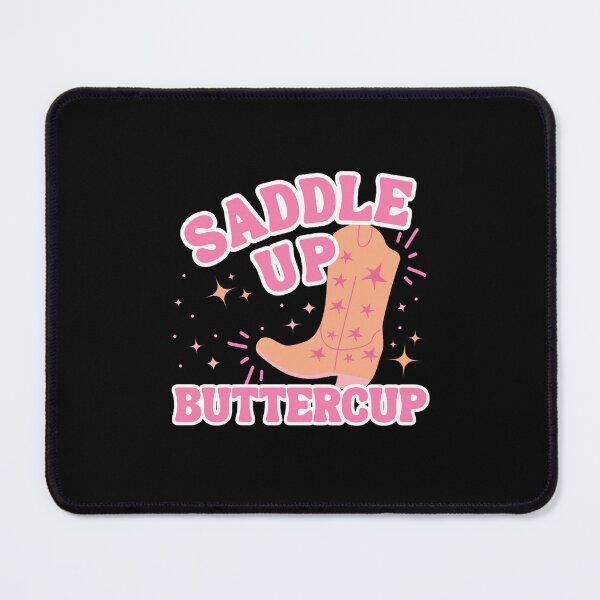 Item preview, Saddle Up Buttercup Retro Pink Cowgirl  designed and sold by EclecticPStore.