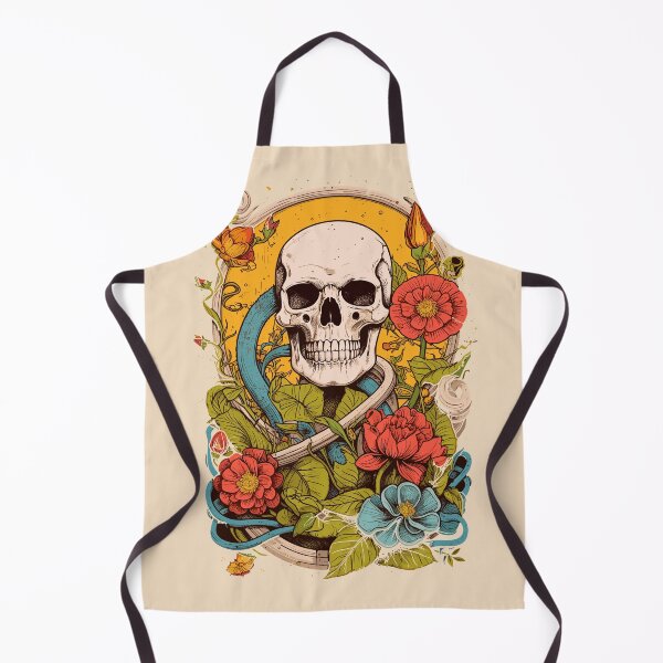 Item preview, Foliage Frame Fusion: Skull Cradled in Botanical Brilliance designed and sold by Cheeky Companions.