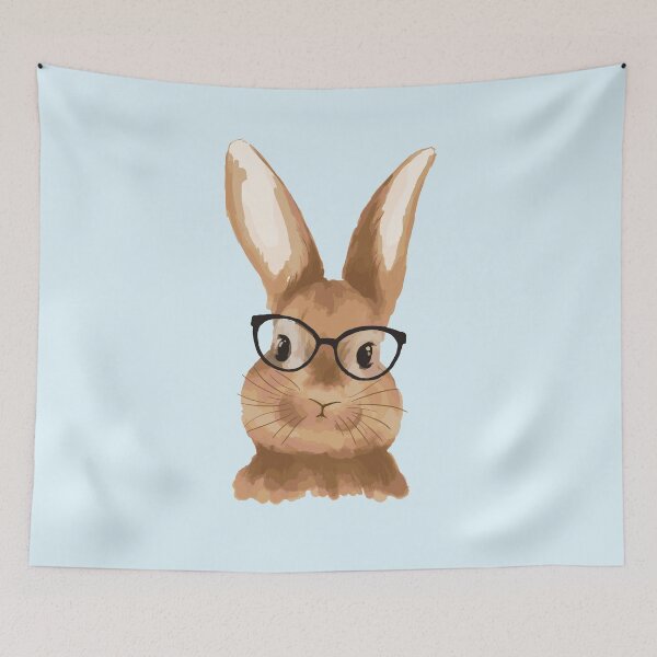 Item preview, Bunny with glasses designed and sold by DerSenat.